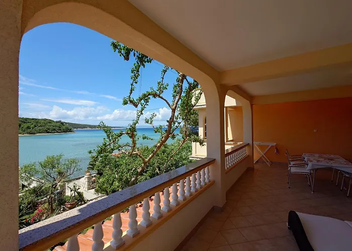 In With Sea View, Balcony, Air Conditioning, Wifi Appartement Kampor